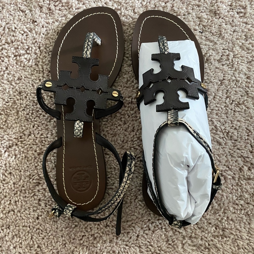 Tory Burch Chandler Flat Sandal, Size 9